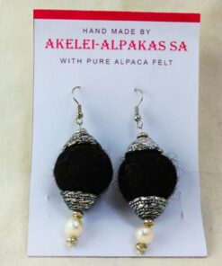 PEARL COLLECTION Pearl Earrings Black