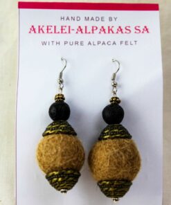 GEM COLLECTION Lava Earrings Beige
