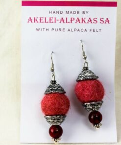 GEM COLLECTION Coralite Earrings Red