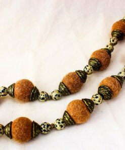 GEM COLLECTION Dalmatian Jaspis Necklace Fawn