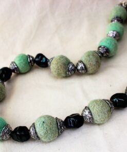 GEM COLLECTION Artstone Necklace Mint