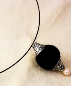 PEARL COLLECTION Pearl Pendant Black
