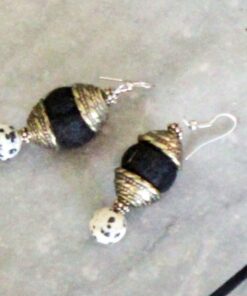 GEM COLLECTION Dalmatian Jaspis - Earrings